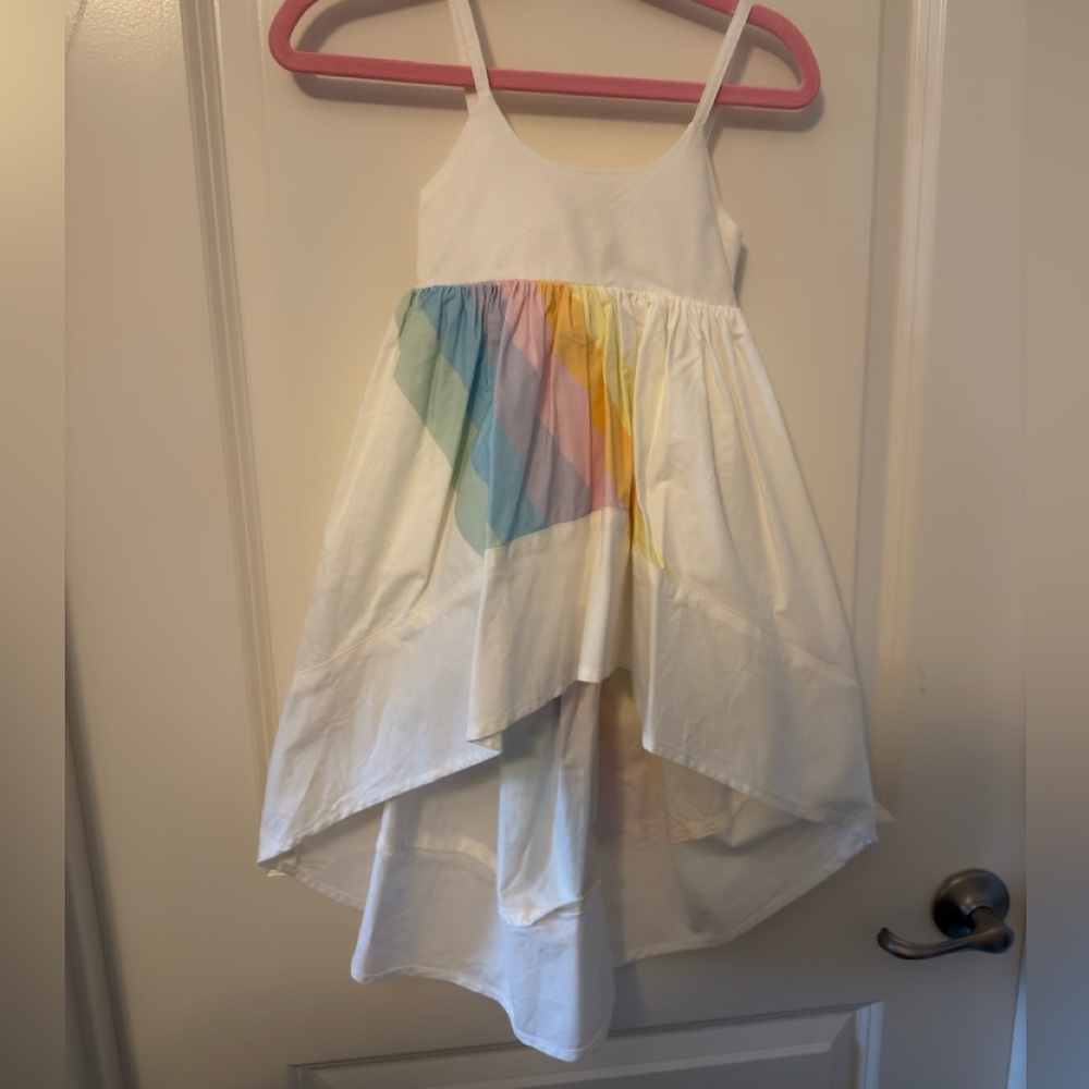 18-24 month Pleiades pastel rainbow windsong high low dress